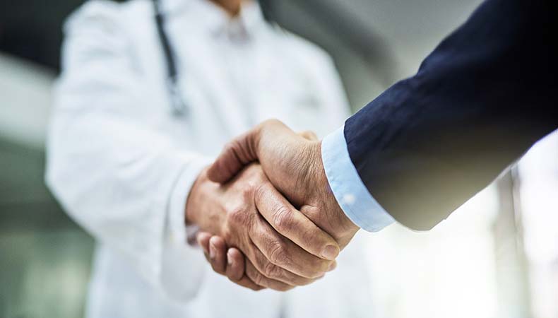 Handshake with medical injection molding partner