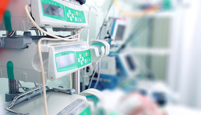 Critical injection molded medical device