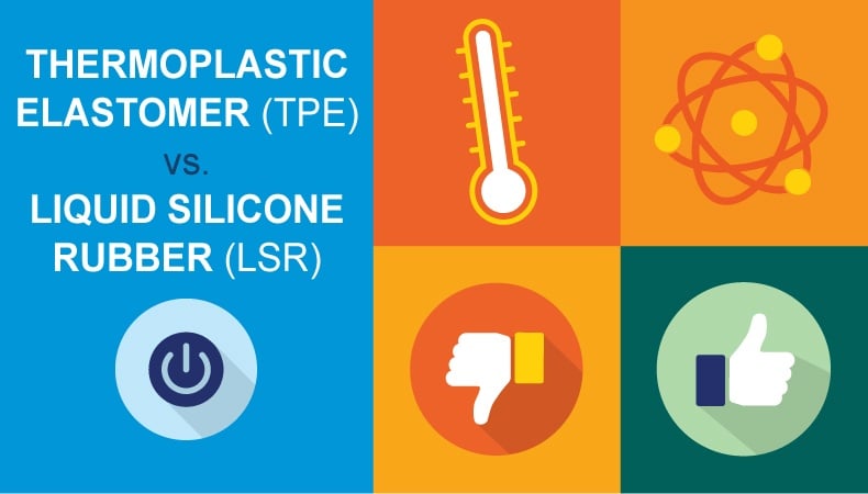 Thermoplastic Elastomer (TPE) vs Liquid Silicone Rubber (LSR)